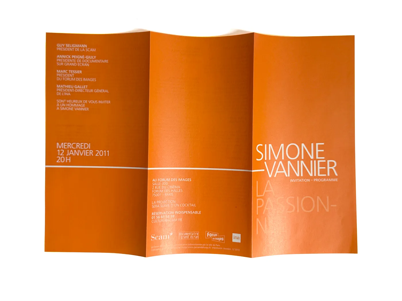 Principe de série brochures Hommages