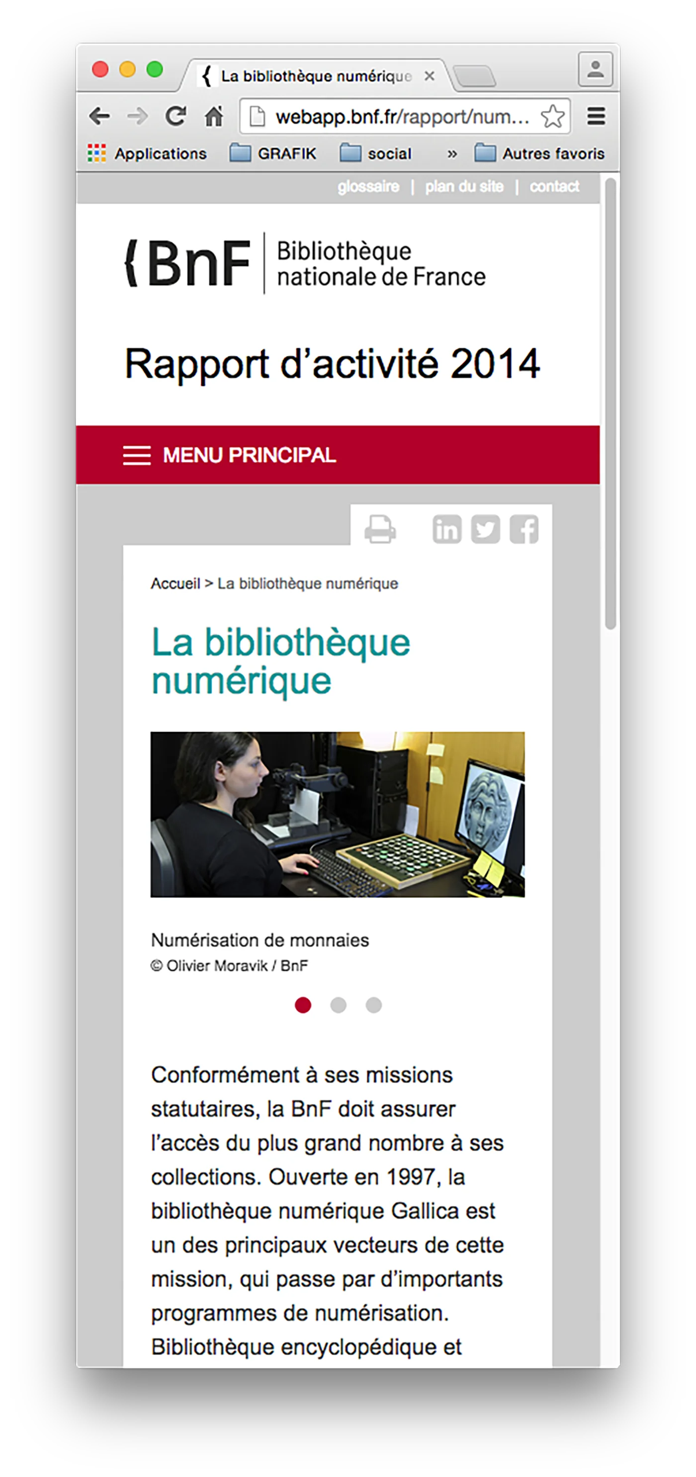 Refonte site de diffusion des RA
