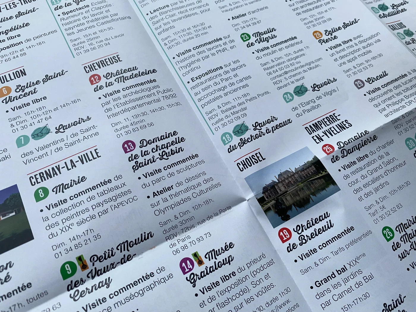 Dépliant-programme Journées européennes du Patrimoine