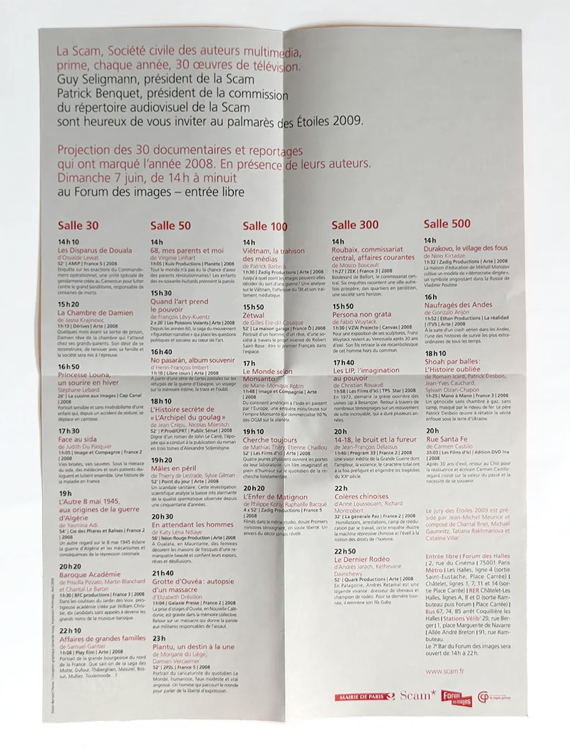 Les étoiles de la Scam